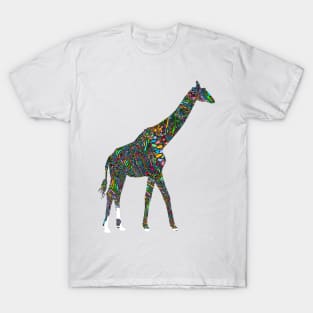 Giraffe Lover Shirt Animal Print T-Shirt